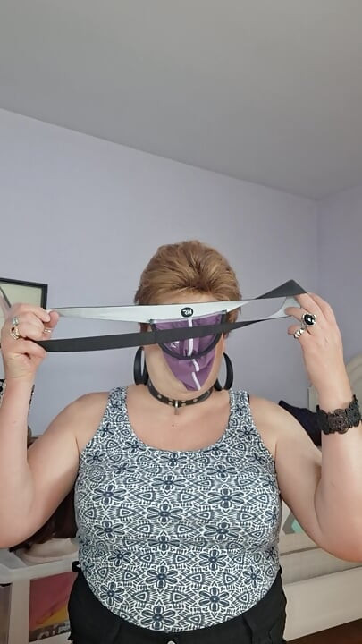 My man wore sexy underwear for me, he left them here and I am sniffing them!