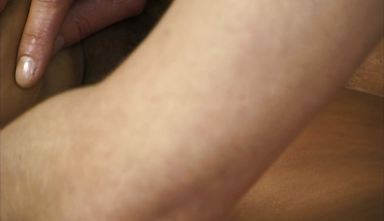 BBW GILF Slurps Cock While Fingers Stretch Her Pussy