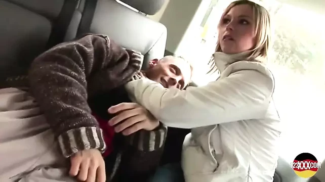 Stunning Body Babe From Germany Fucks a Hard Dick in the Car