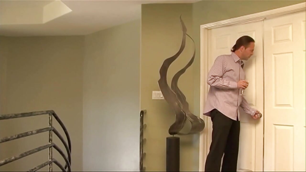 Hot brunette MILF takes the big black cock BBC hard for her husband