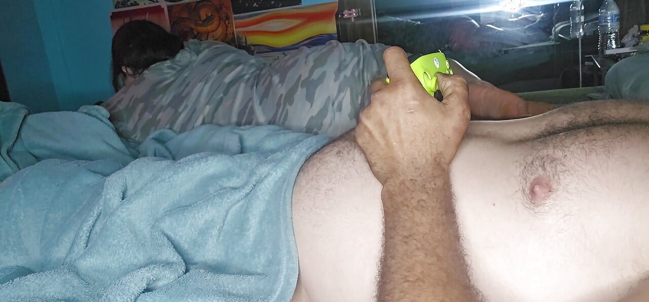 teasing step bro with my wet pussy without penetration until he cums for me