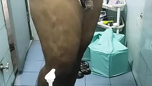Hard Penis feeling horny during bath