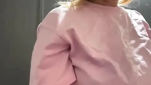 Squirting in the public so hard