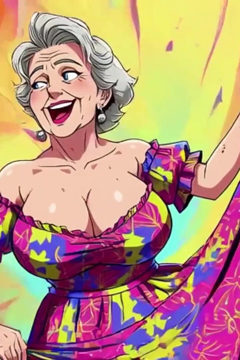 Big Boob Grans Dancing Animation