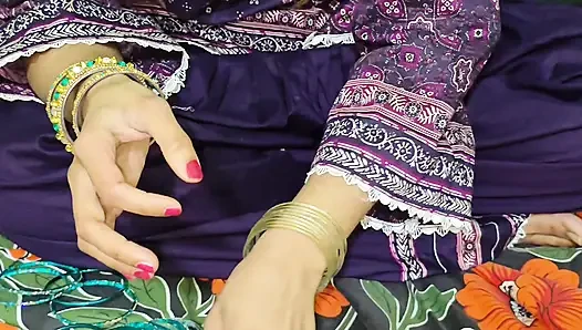 Desi India saudara tiri-jelas audio hindi mengerang