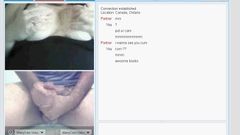Chatroulette: She flash her big boobs for cum