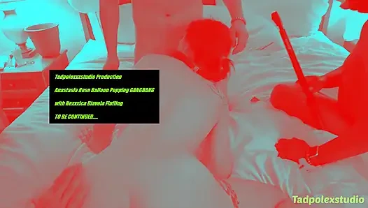 Anastasia Rose Ballon Трахает В Гэнгбэнге С Анальным Кримпаем, Часть 1