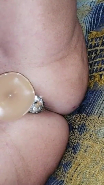 Iconic moment from "Double Penetration Masturbation with Ms Paris Rose"