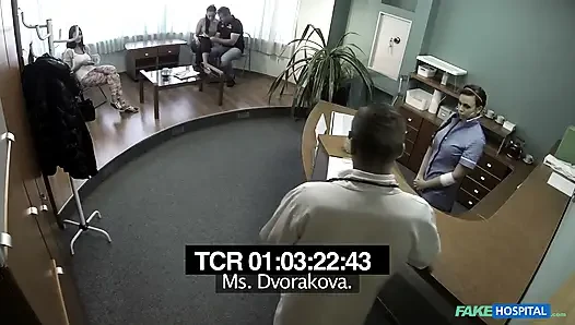 Fake Hospital - Young Babe with Bad Back Has No Trouble Bending Over for Deep Dick
