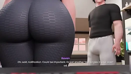 STEP-SIS WAS SURPRISED! I SAW HER BIG ASS IN LEGGINGS AND STARTED FUCKING HER LOKE A BULL!