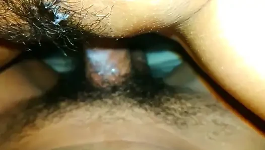 Hot Indonesian babe fucking a big cock until cums twice in her pussy and in her mouth.
