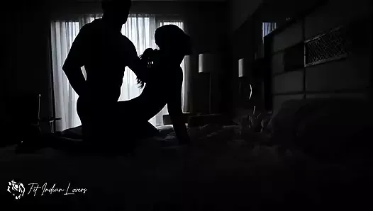 Fit Indian Couple Early Morning Silhouette Sex (Full Video on OnlyFans)
