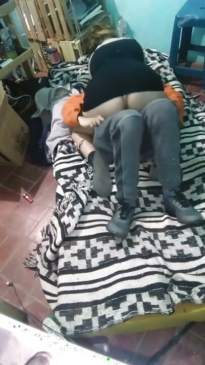 Girl with Montano Dress with the Mattress on the Floor