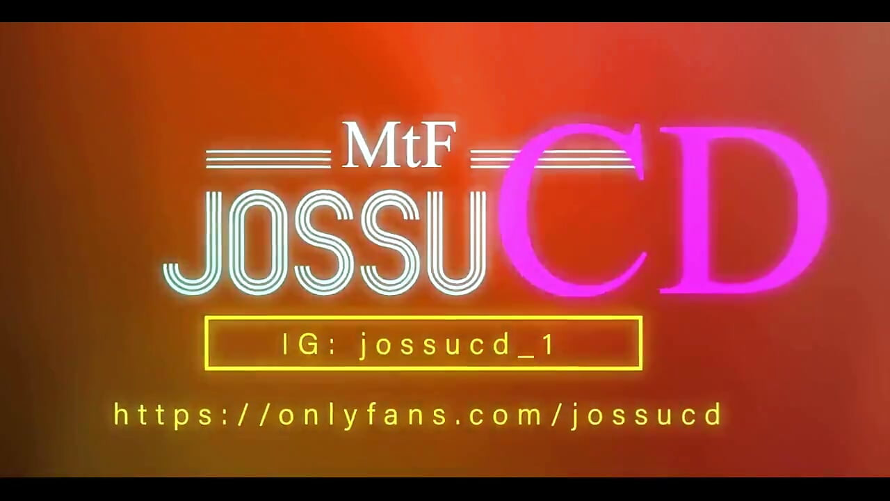 Jossu crossdresser dương vật giả khổng lồ và xuất tinh