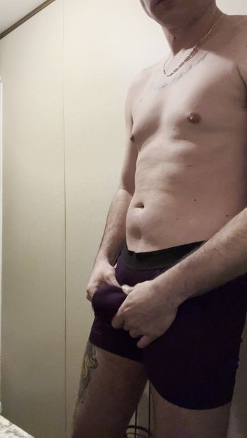 Bi Uncut Cock In Briefs Coming Out Swingng for You