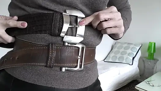 Примерка ремня в гостиной, часть 2, леди Виктория Валенте