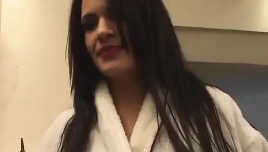 Anal Fucked French Babe Got Big Load in Her Mouth