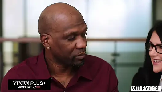 MILFY BBC-Hungry Boss Lady Sienna Rae Gets DPed By Her Eager Apprentices