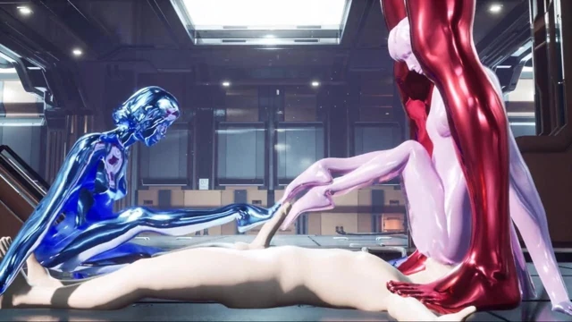 Unreal Engine Animation - Sentient Nanobot Slime Girl