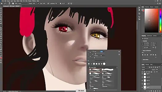 Kurumi timelapse sfw date a live