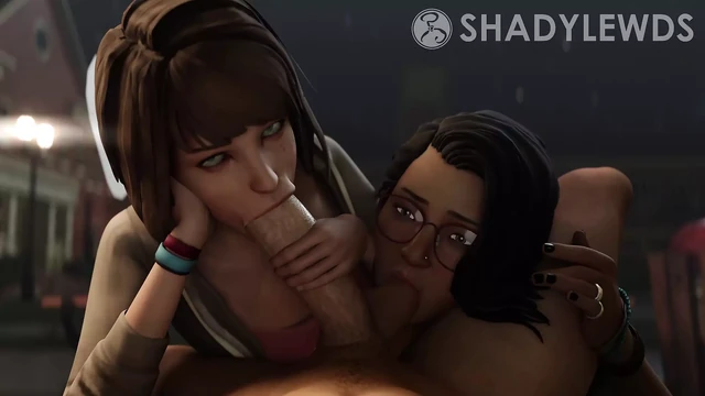 Max & Alex Tag Team A Big Cock (Life is Strange)