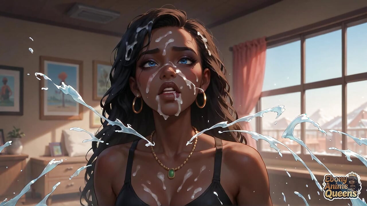 Ebony Squirting Queen's Bedroom Orgasm: Steamy Dark-hued XXX Porn!