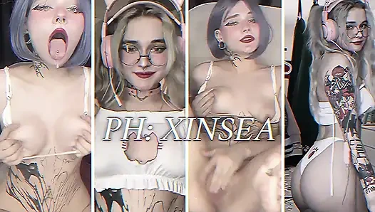 Hot cosplayer gave all her vibrators and penises to her subscribers to control