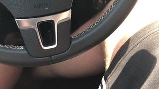 Big Cumshot in Car