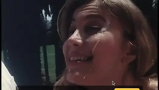 Горячая оргия на улице