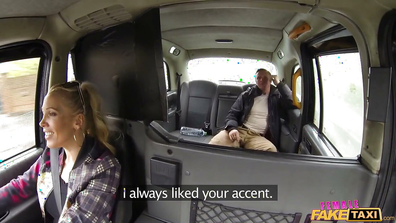 Female Fake Taxi - Driver Fucks Her College Crush Irish Pete in the Back of Cab