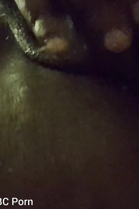 Rubbing Spreading My Big Black Wet Dripping Pussy