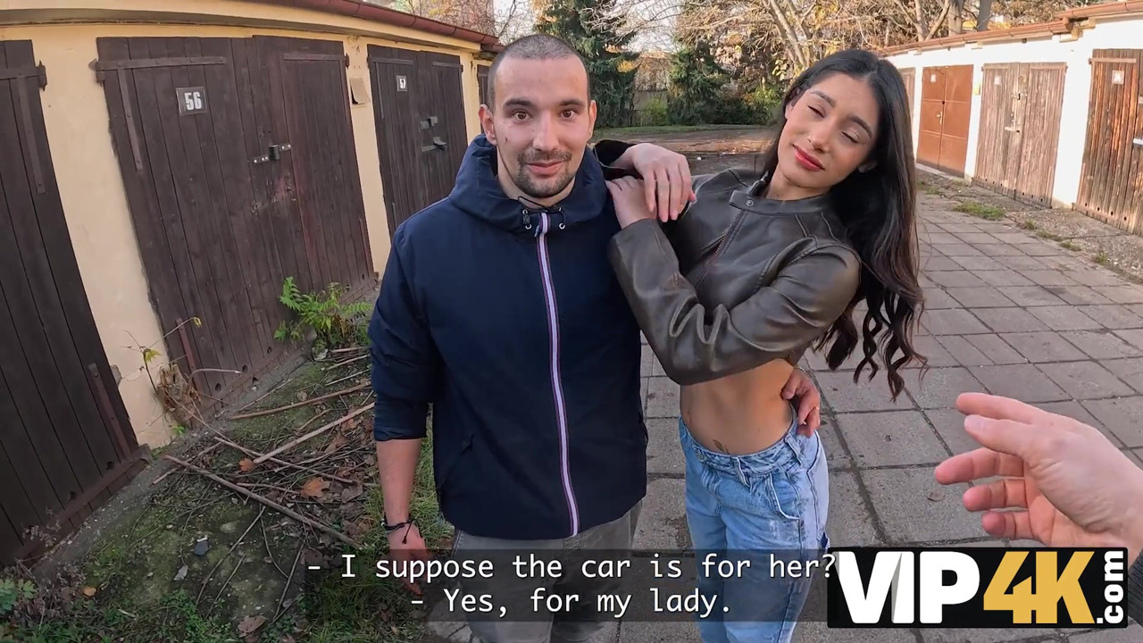 VIP4K. He wanted to buy a car, but instead sold his Girlfriend's Pussy to a Stranger