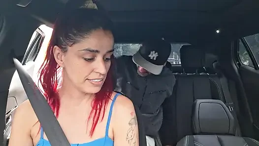 App Driver Catches Passenger Masturbating From Behind!