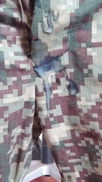 Key moment from "Pulsating cock as stud shoots his load"