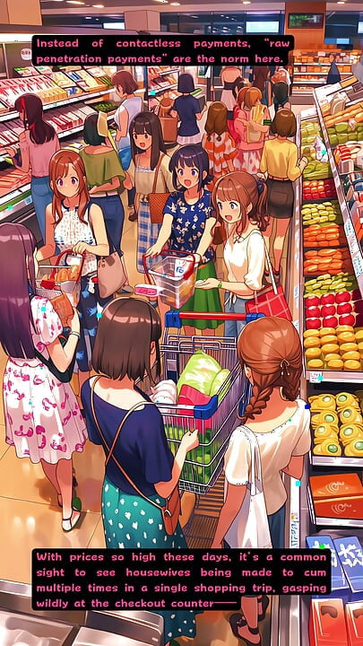 Cum Currency World - Creampie Shopping!? Futanari MILFs Working as Atms, Public Toilets & Bathhouse Orgy!