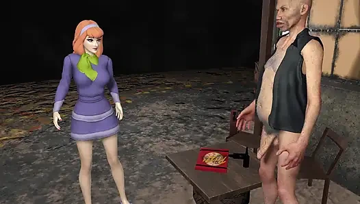 Sexy Redhead Daphne Pounded by a Big Old Cock