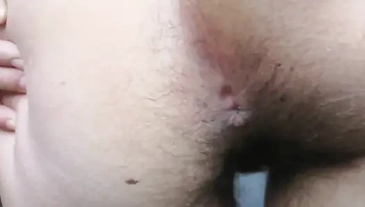 Экстремальное поклонение волосатой крупным планом