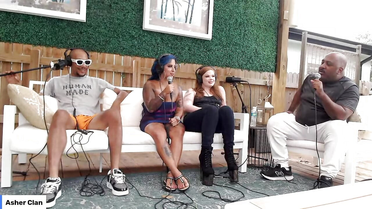 Livestream Adult Just Chatting z hiszpańską Barbie, Dwayne Foxx, Mrflourish Podcast Asherclantv