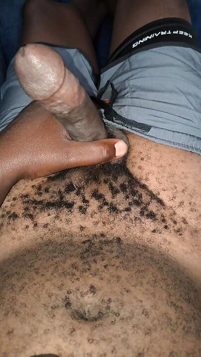 Late Night woke Up Feeling Horny And Started Teasing With M Hard Dick