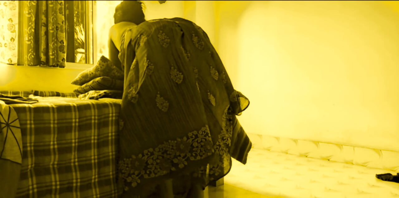 Young devar Fucks Hot Bhabi Sweet Tight Pussy When she is folding sarees at home.