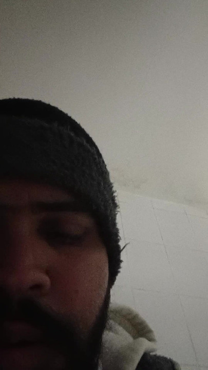 Toilet crushing on early morning