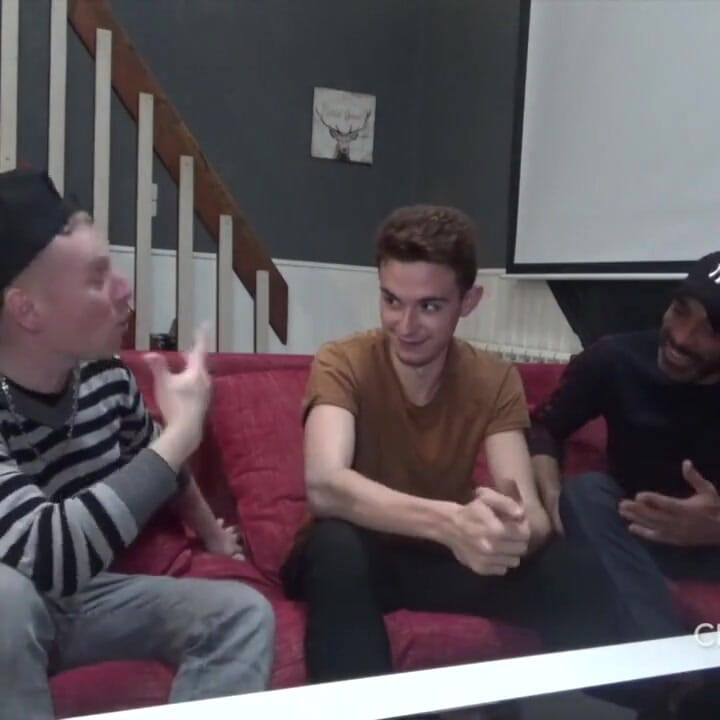 Alec French twink usado cru por xxl pau preto