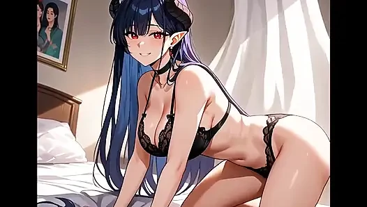 Gadis bejat ini muncul di kamar tidurmu ai