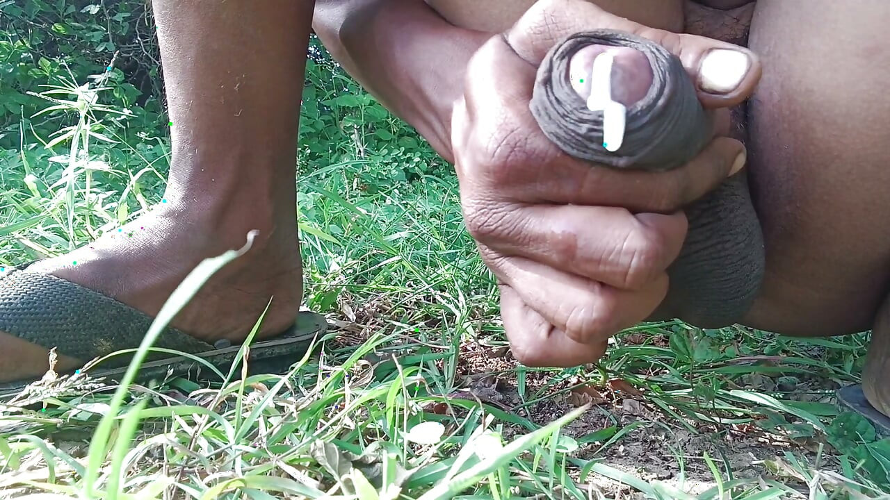 India Village Boy outdoor Masturbate