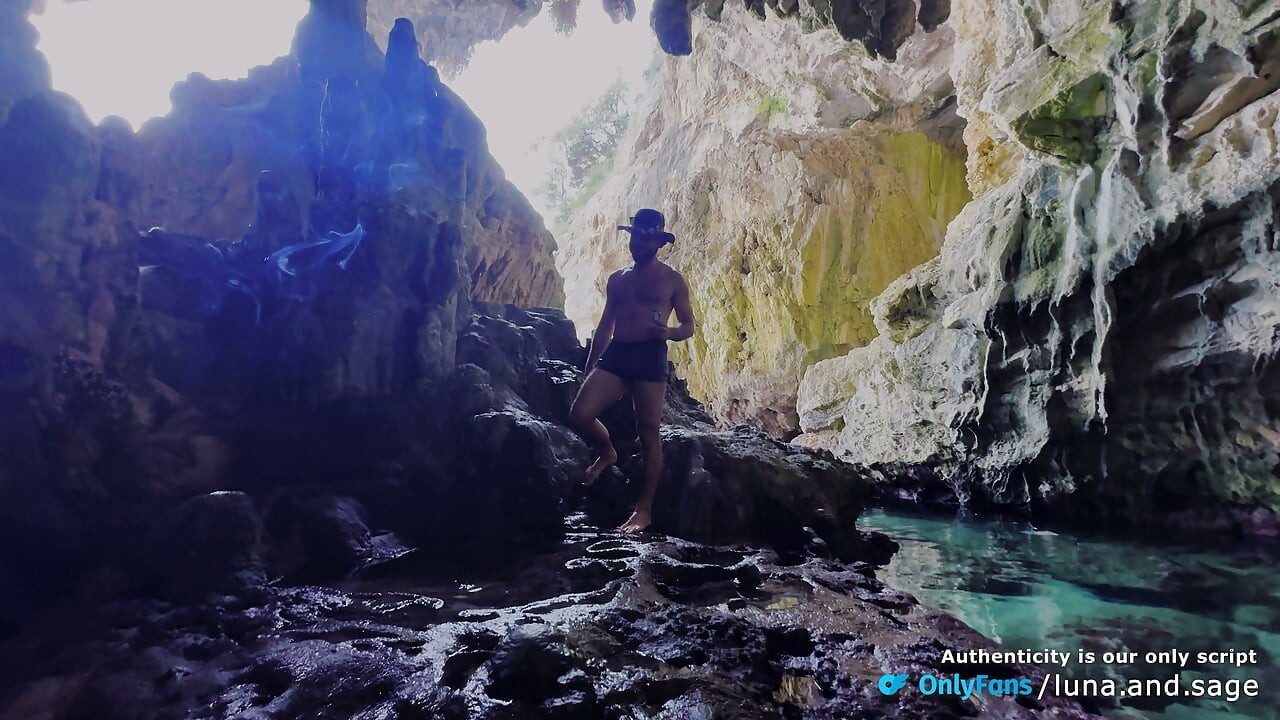 We Paddled Into Secluded Sea Cave and Fucked on a Floating Board - Real Amateur Couple (POV, Reverse Cowgirl & Cumshot)