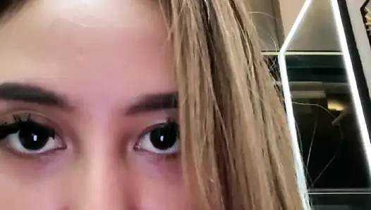 Indonesian popular model getting naked