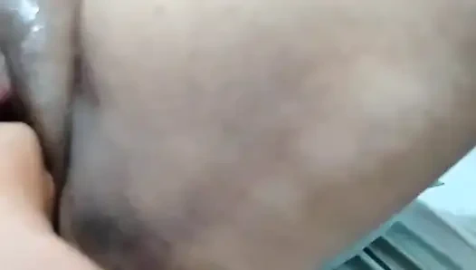 My neighbor puts his hand in my pussy and ends up fucking my ass