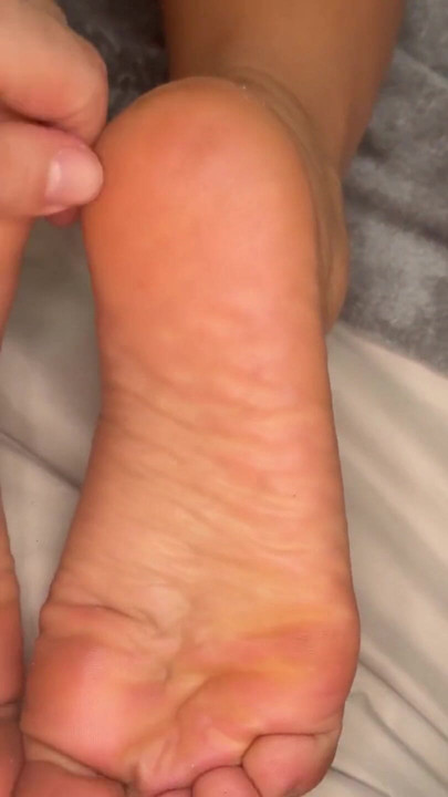 My stepbrother prefers my feet to his girlfriend's, he fucks me hard and cums on my feet | Clip 1