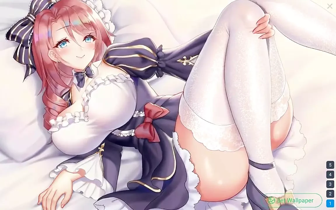 Live Waifu Wallpaper - Part 9 - a Maid Is Having a Good Fuck by Loveskysan