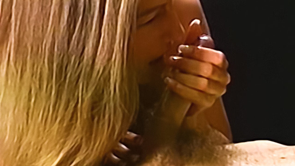 Petite amateur blonde gives a massage then a handjob